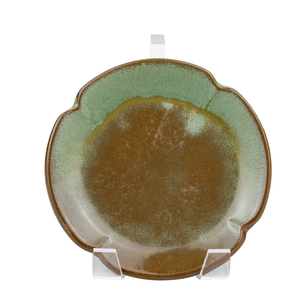 Frankoma Plainsman 5F Plate Set - Scalloped Earth-Toned Pair