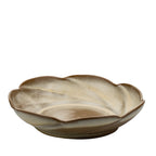 Frankoma Scalloped Serving Bowl - Warm Swirled Stoneware