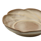 Frankoma Scalloped Serving Bowl - Warm Swirled Stoneware