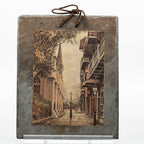 Pair of New Orleans Slate Wall Plaques - Pirates Alley & Orleans St.