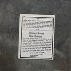 Pair of New Orleans Slate Wall Plaques - Pirates Alley & Orleans St.
