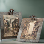 Pair of New Orleans Slate Wall Plaques - Pirates Alley & Orleans St.