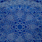 Beaver Farm Pottery Oval Serving Platter - Cobalt Blue
