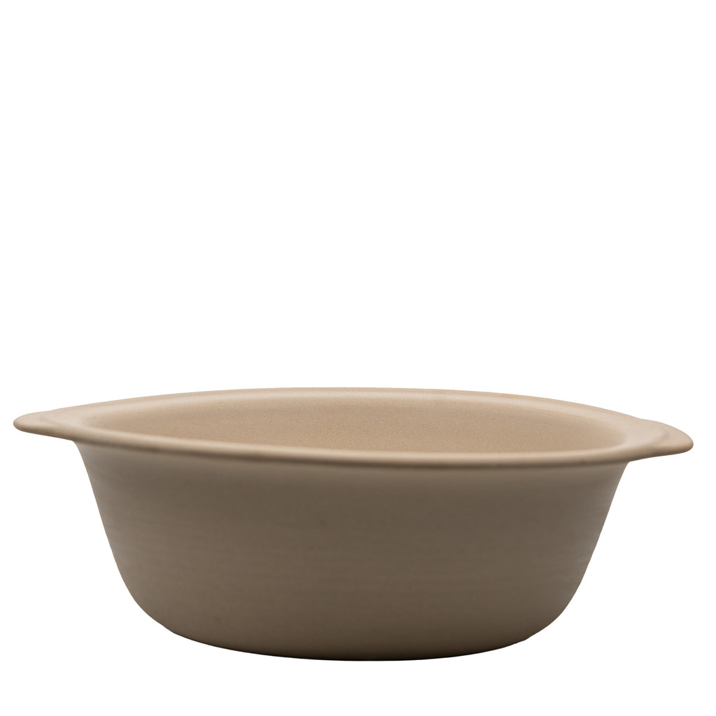 Pampered Chef Family Heritage Stoneware Baking Bowl - With Handles