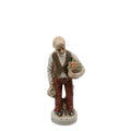 Hand-Painted Ceramic Gardener Figurine - Shelf Accent