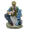 Napcoware Old Man Potter Figurine - Hand-Painted
