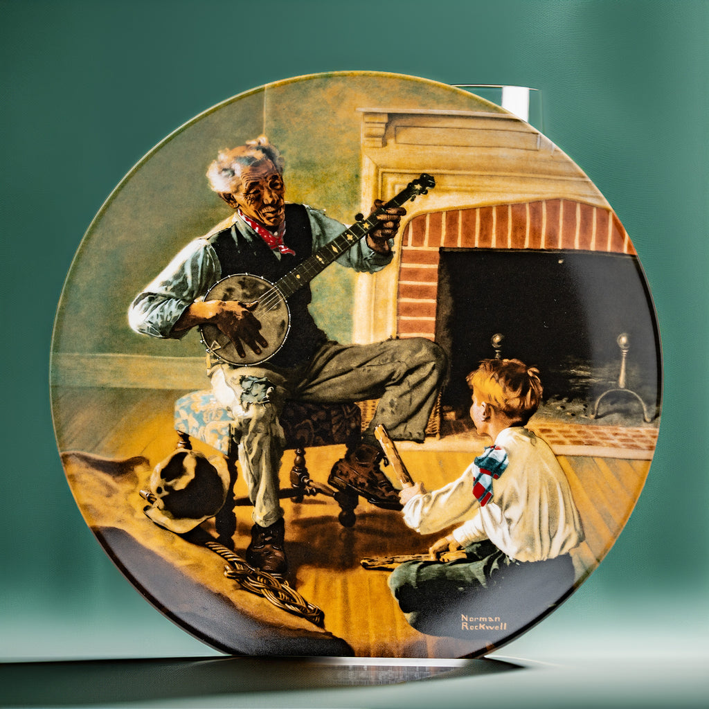 The Banjo Player Collector Plate - Knowles 1989