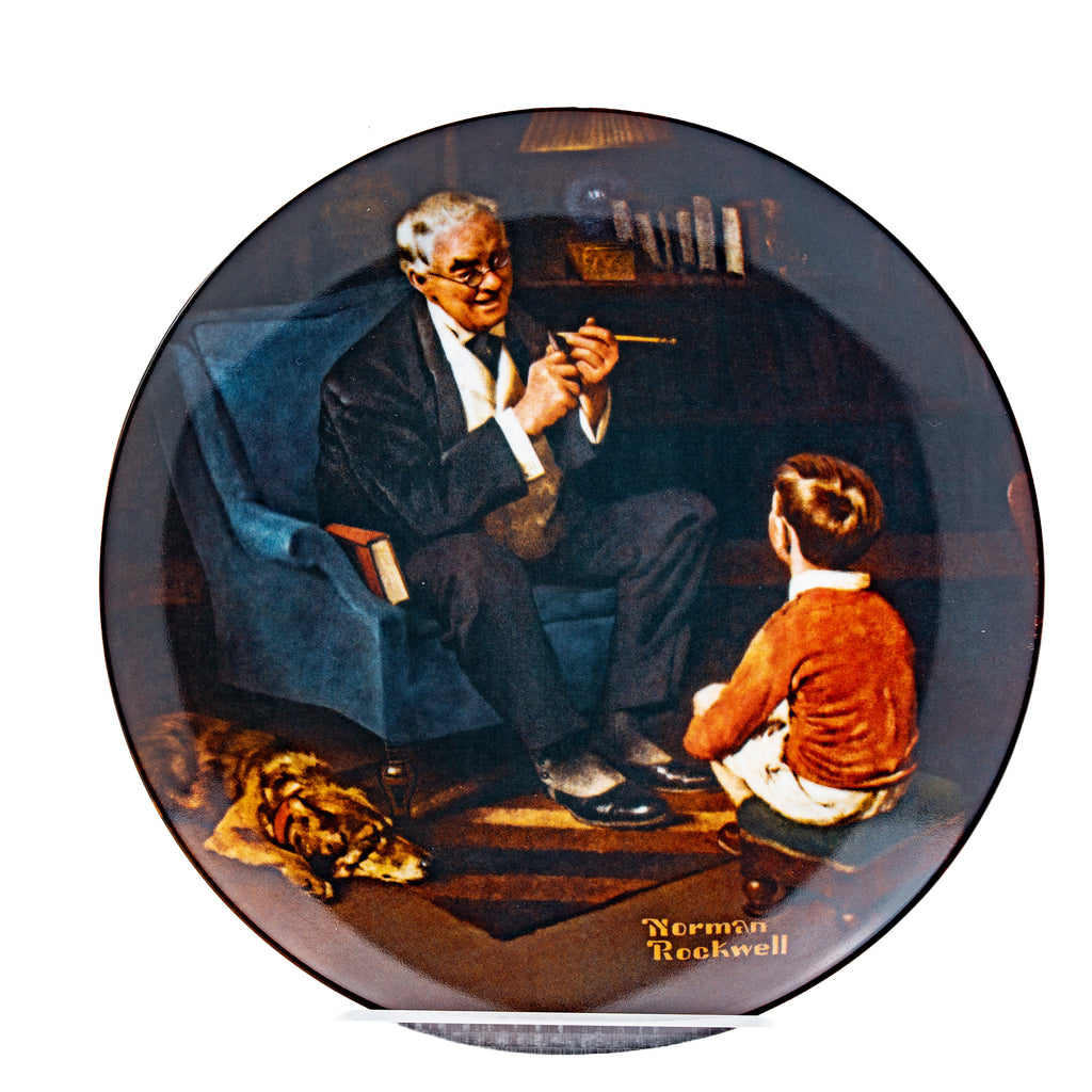 Norman Rockwell "The Tycoon" Collector Plate - Rockwell Heritage