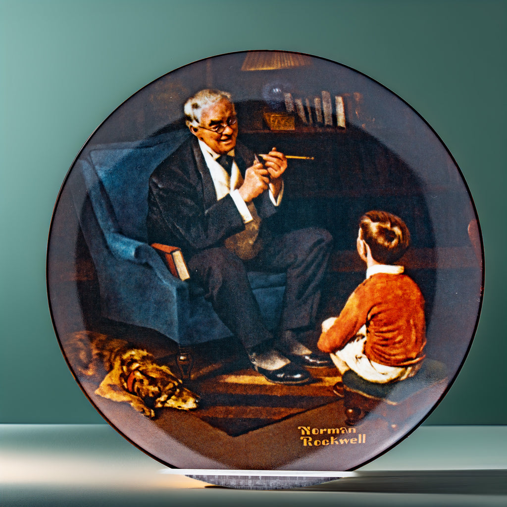Norman Rockwell "The Tycoon" Collector Plate - Rockwell Heritage