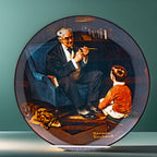 Norman Rockwell "The Tycoon" Collector Plate - Rockwell Heritage