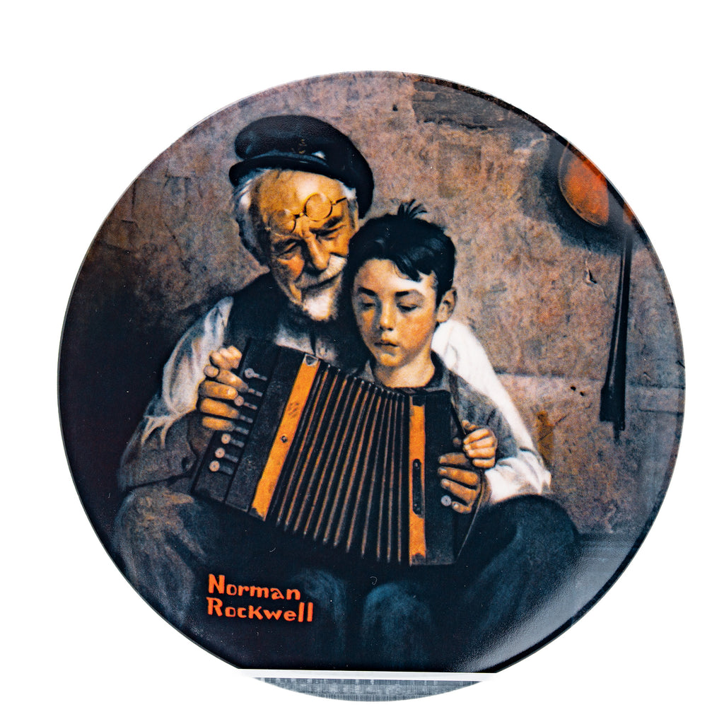 Norman Rockwell "The Music Maker" Collector Plate - Knowles 1981