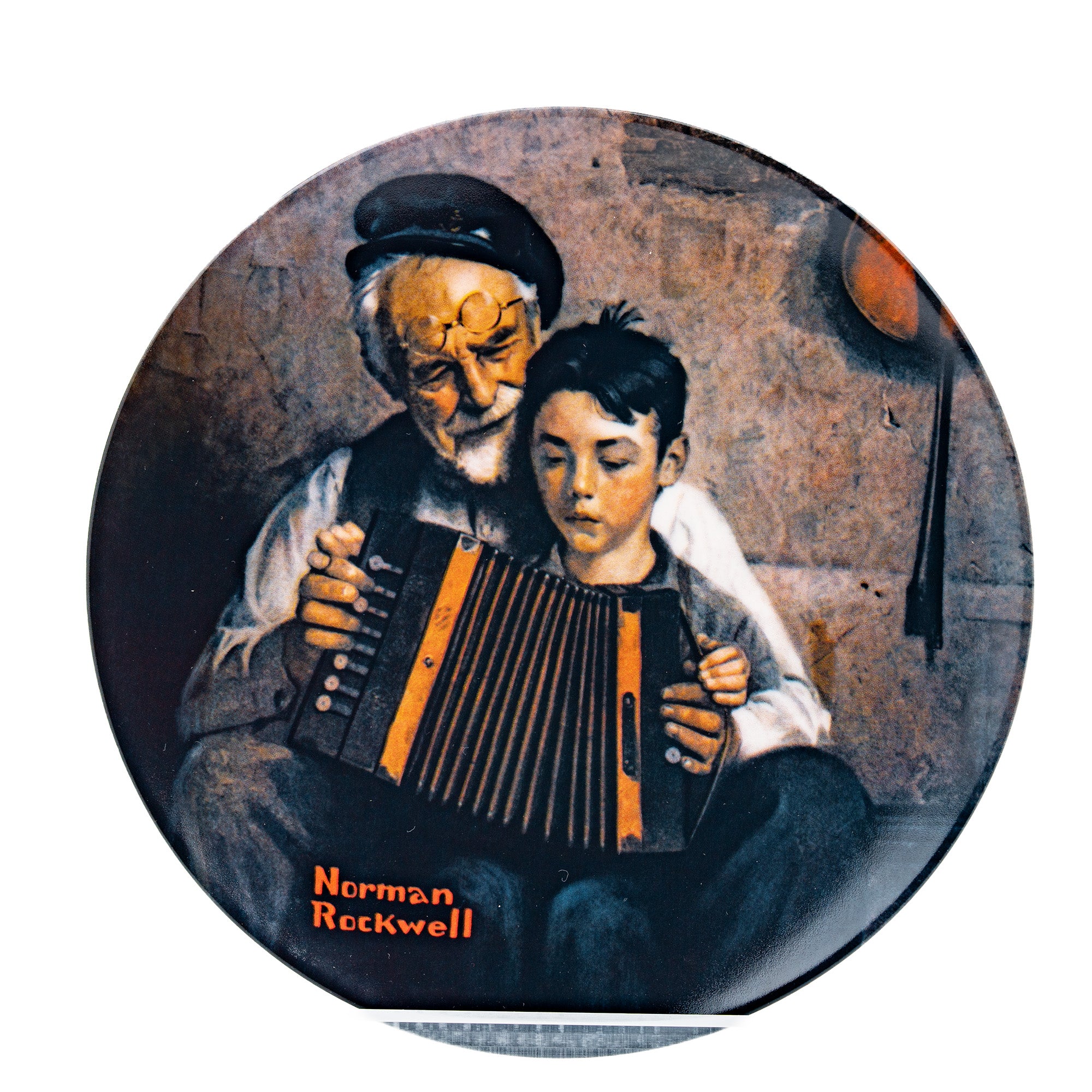 Norman Rockwell "The Music Maker" Collector Plate - Knowles 1981