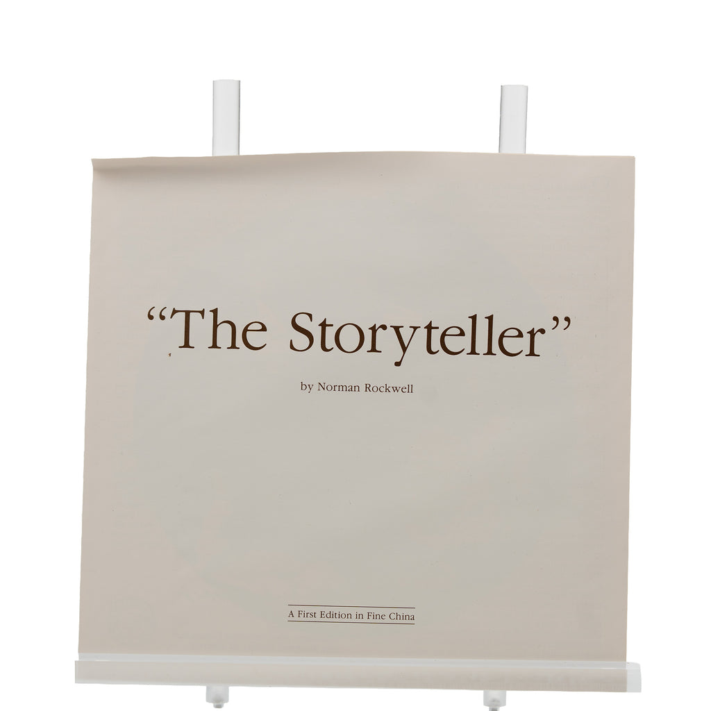 Norman Rockwell "The Storyteller" Collector Plate - 1984 limited edition
