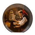 Norman Rockwell "The Ship Builder" Knowles Plate - Limited Edition