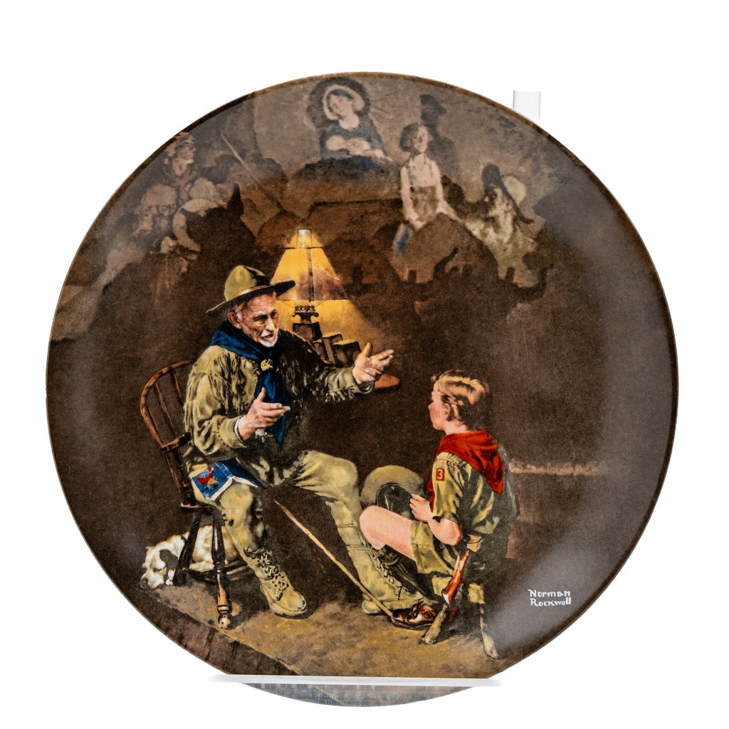 Norman Rockwell 'The Old Scout' Collector Plate - Edwin M. Knowles