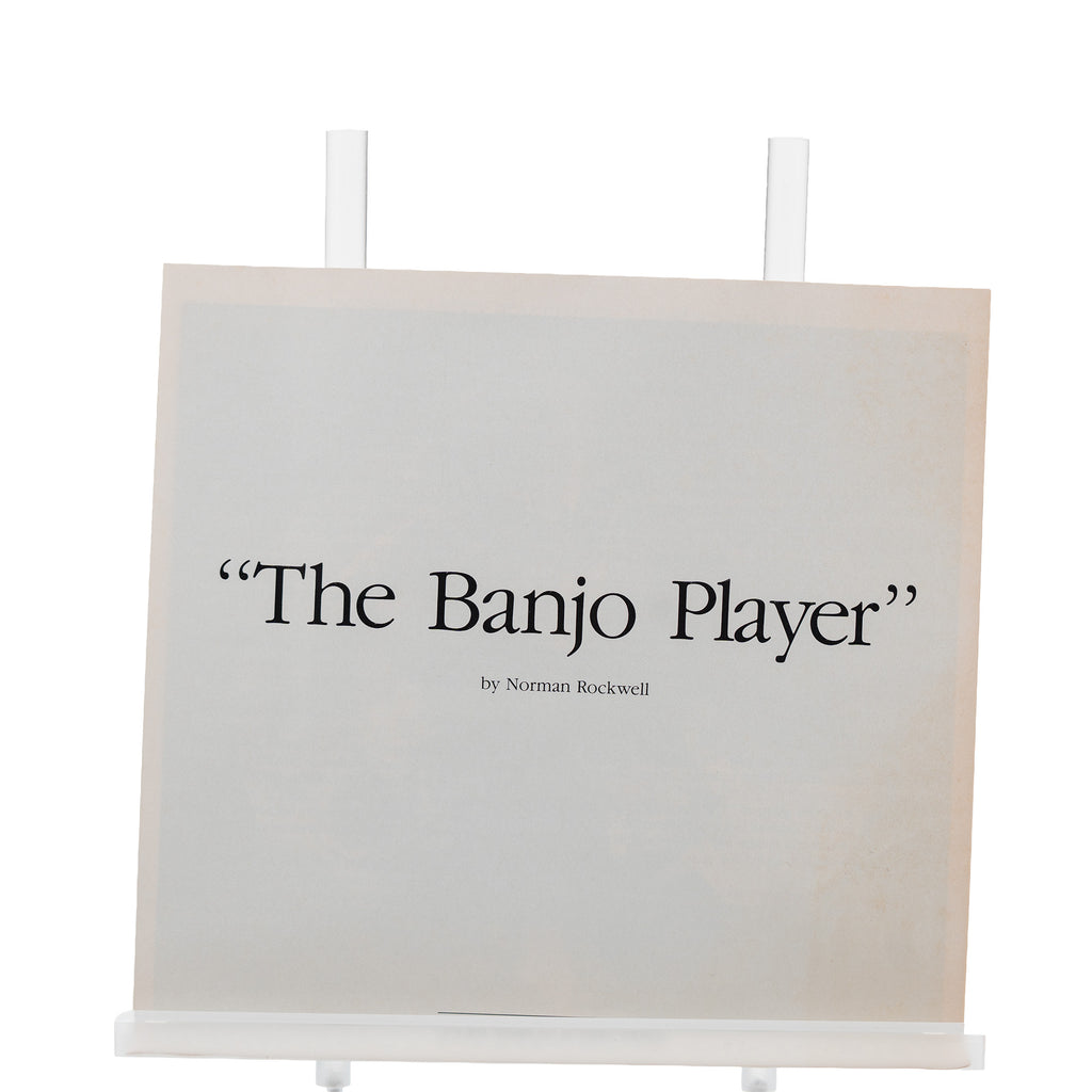 Norman Rockwell "The Banjo Player" Collector Plate - 1989 Limited Edition