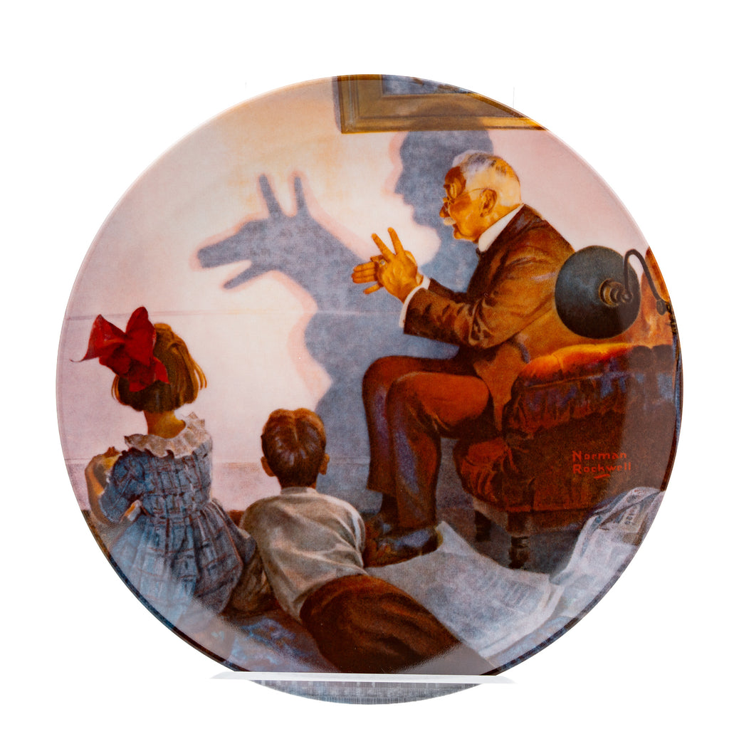 Norman Rockwell "The Shadow Artist" Collector Plate - Edwin M. Knowles