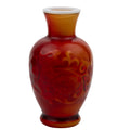 Avon Spring Bouquet Fragranced Vase - Oriental Red Cased Glass