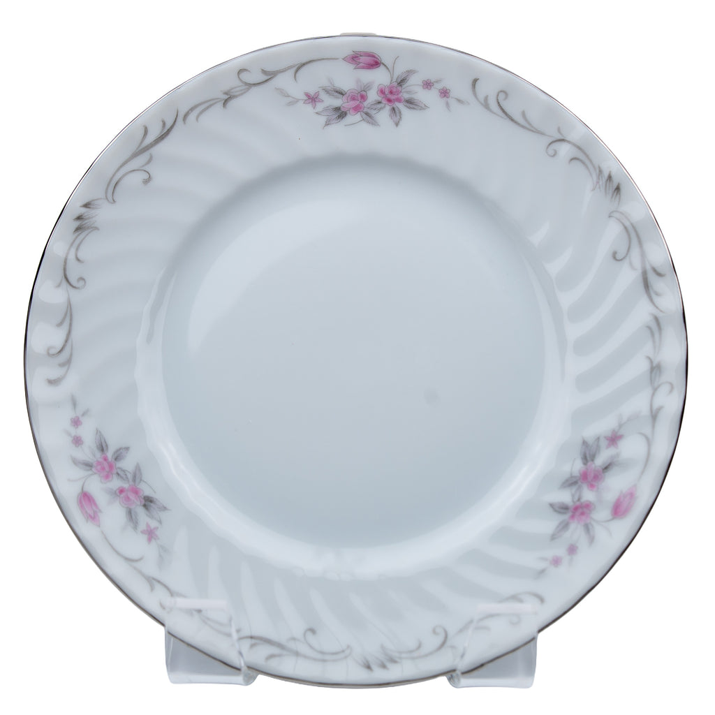 Gold Standard GST1 Bread Plate – Pink Rosebud Porcelain