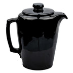Frankoma Teekanne Set, Schwarz Glänzend — Teekanne 5T + 5 Mokkatassen