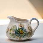 Sela Portugal handbemalter Keramik-Blumentopf mit Blumenmuster