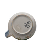 Sela Portugal handbemalter Keramik-Blumentopf mit Blumenmuster