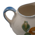 Sela Portugal handbemalter Keramik-Blumentopf mit Blumenmuster