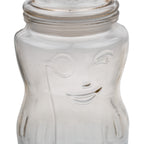 Planters Mr. Peanut 75. Jubiläum Glasdose mit Deckel