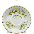 Royal Albert Teetasse und Untertasse „January Snowdrops“ — Montrose