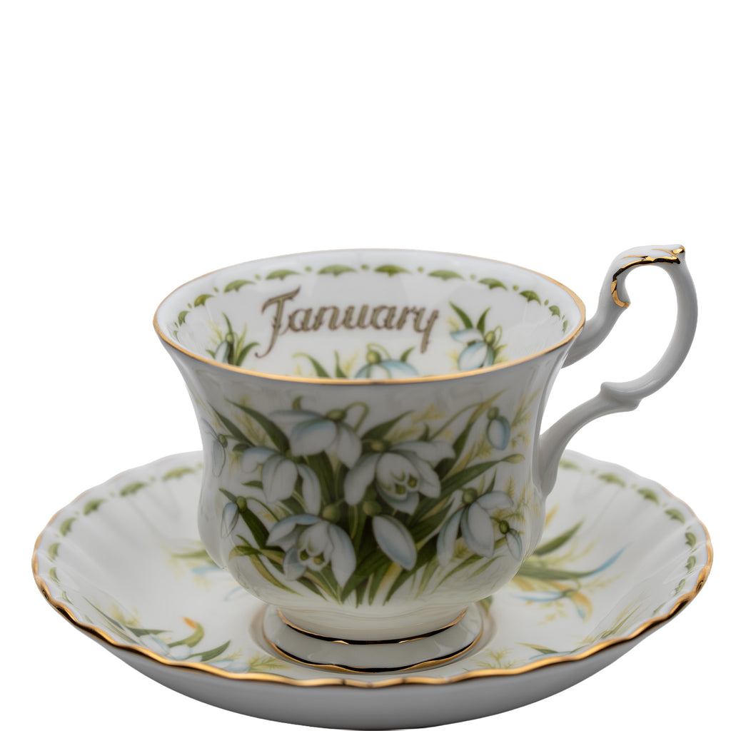 Royal Albert Teacup - January Snowdrops