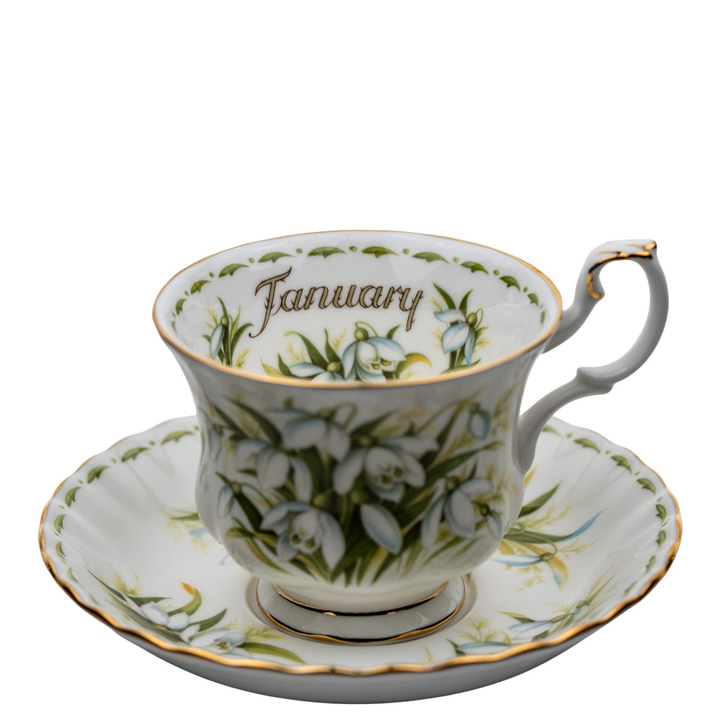 Royal Albert Teacup - January Snowdrops