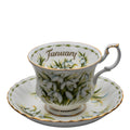 Royal Albert Teacup - January Snowdrops