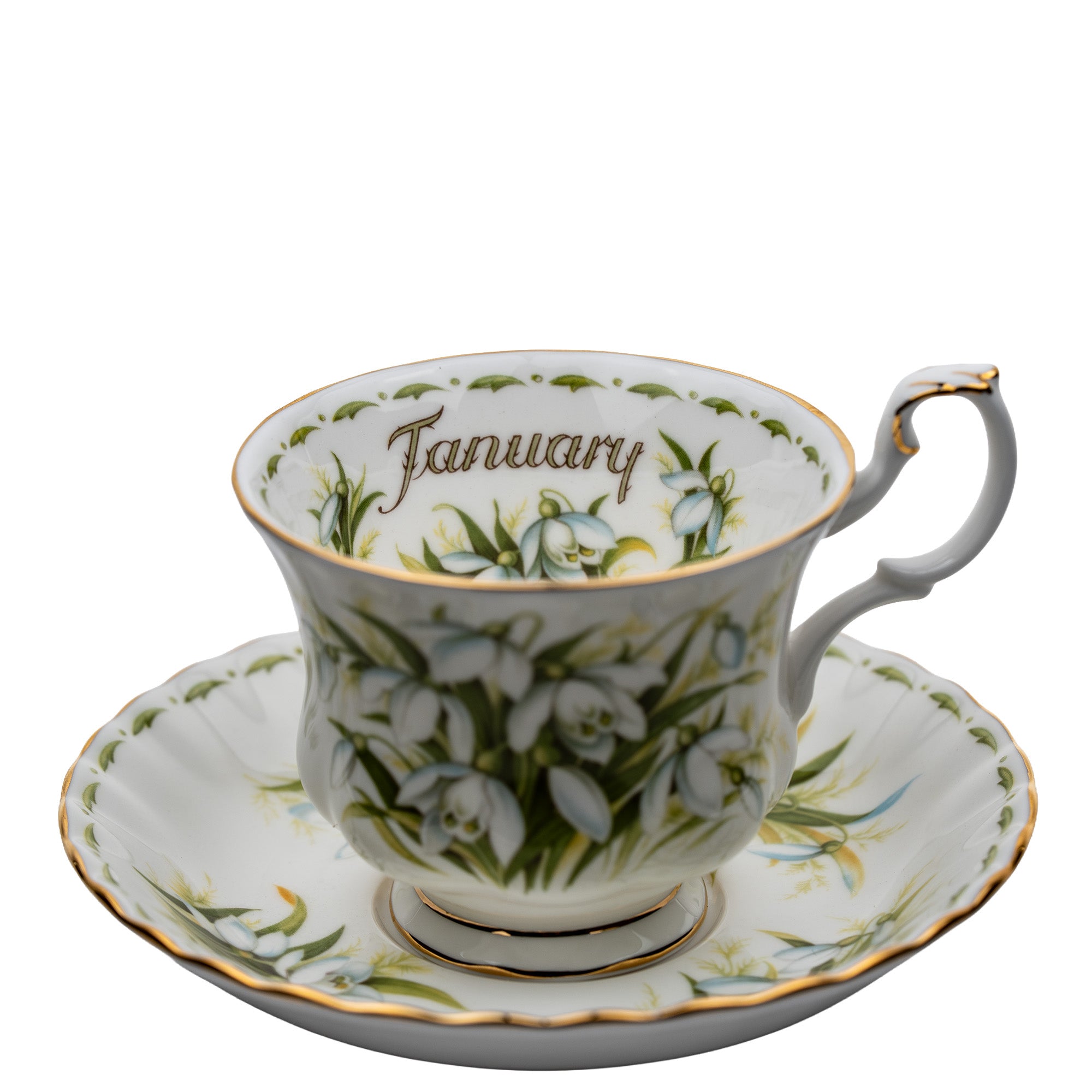 Royal Albert Teacup - January Snowdrops