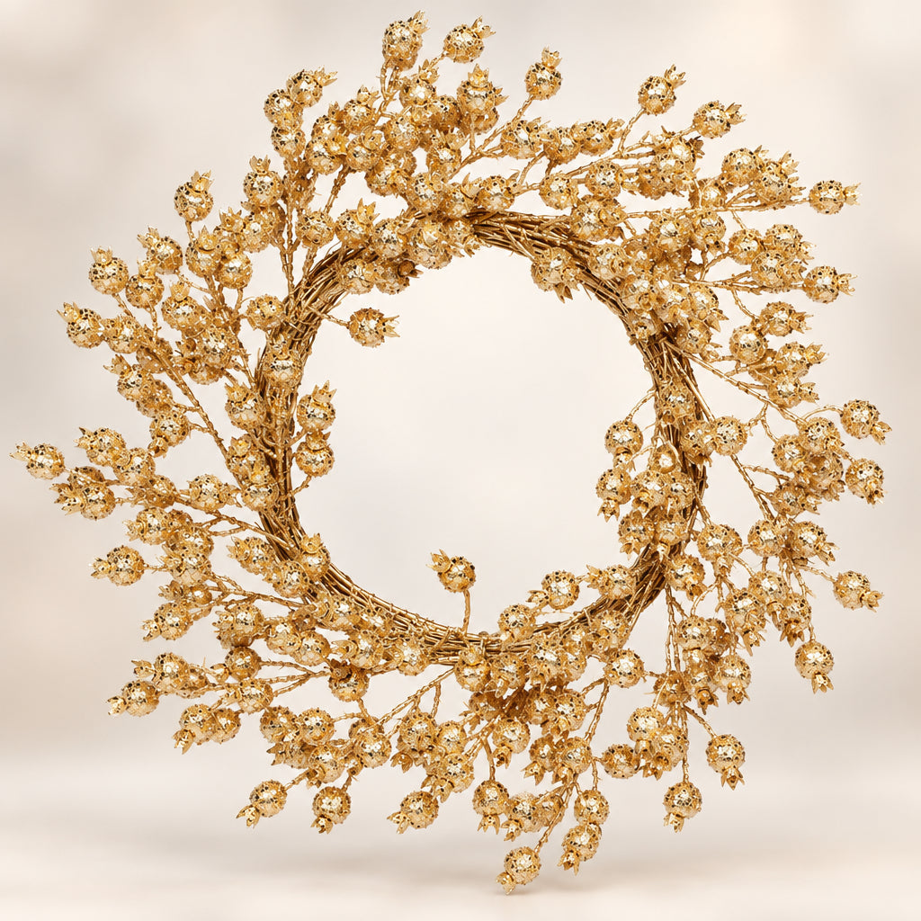 24-Inch Glitter Berry Wreath