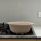 Pampered Chef Family Heritage Stoneware Baking Bowl - With Handles