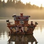 S.S. Noah Bearstone Figurine - Collectible Boyds Resin