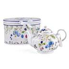 Wild Berries Porzellan Teekanne in Geschenkbox – Floraler Alltagsakzent