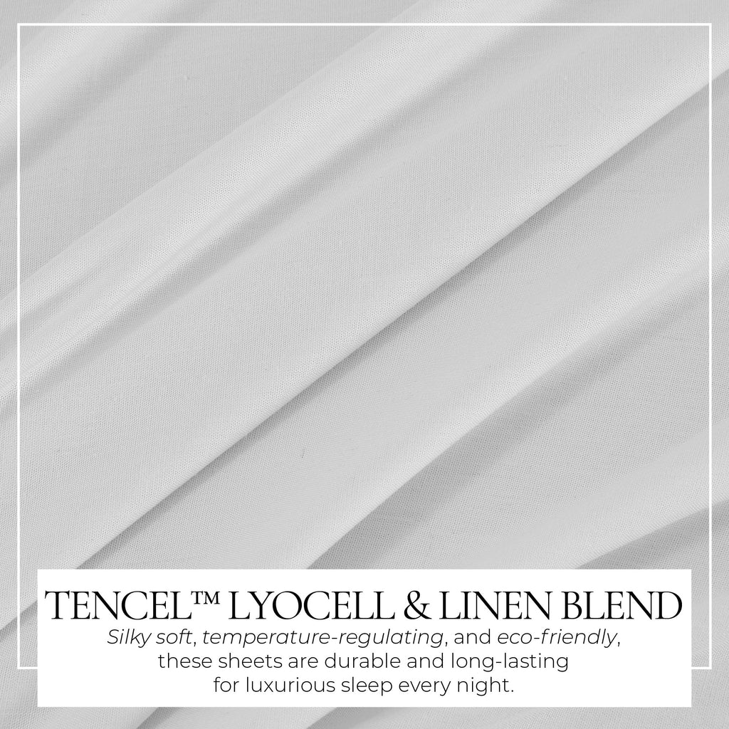 TENCEL™ Lyocell- & Leinen-Mischbettwäsche-Set – Kollektion Magdalena
