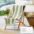 Gestreiftes Cabana-Strandtuch – Edgartown-Kollektion