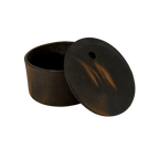 Adah Servierschale mit Deckel – Ton, Braun