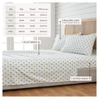Great Bay Home Newport Bed Sheets - Soft Microfiber