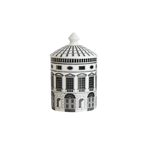 Amelia Storage Jars — White Ceramic with Black Detailing