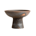 Handmade Terra Cotta Reversible Bowl — Brown