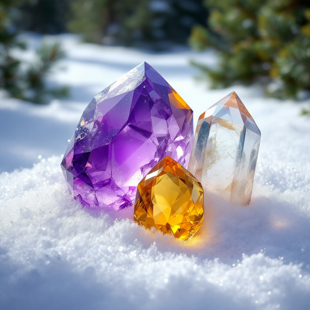 Aries Zodiac Crystal Candle — 10 oz