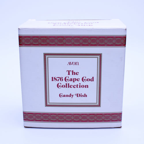 Avon 1876 Cape Cod Ruby Red Pedestal Candy Dish