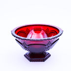 Avon 1876 Cape Cod Rubinrot Fußschale/Bonbonschale