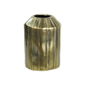 Bennett Cast Aluminum Vase — Brass Finish