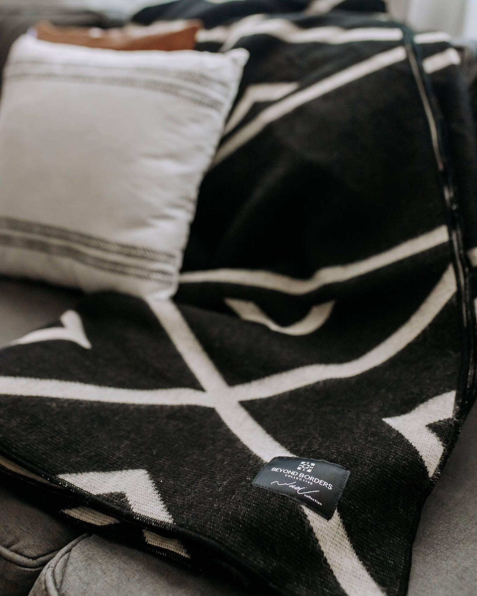 Diamante Blanket by Beyond Borders Collective - Recycled Acrylic Throw