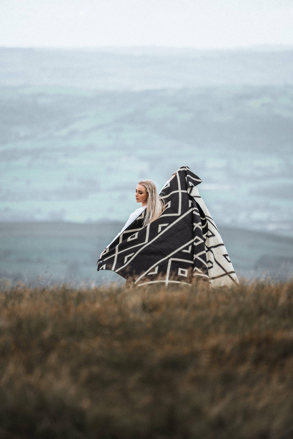 Diamante Blanket by Beyond Borders Collective - Recycled Acrylic Throw