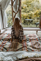 Secoya Blanket by Beyond Borders Collective - Campfire Ash